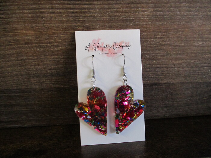 Heart Dangle Earrings