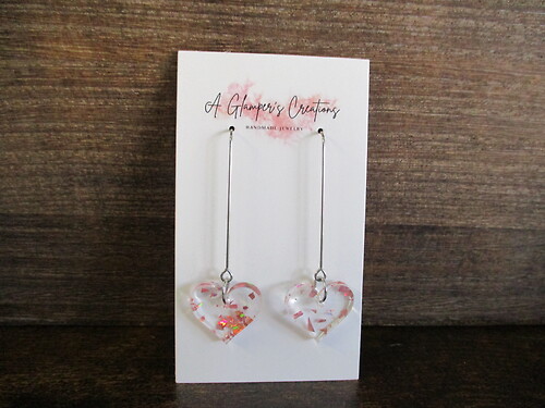 Heart Dangle Earrings